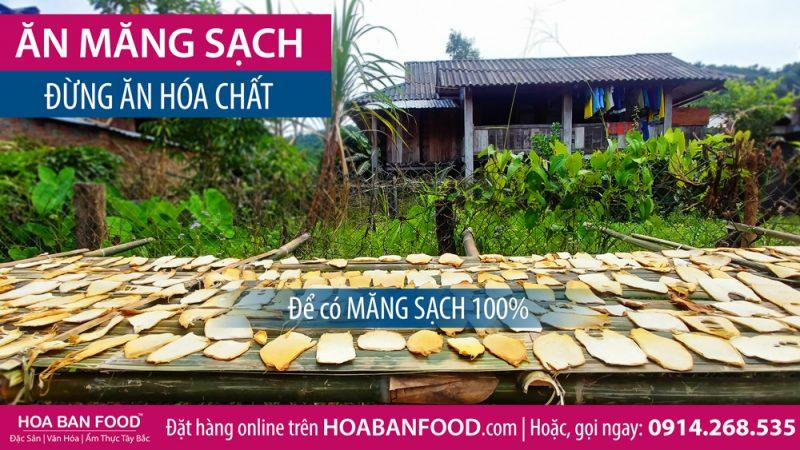 CÁCH LÀM MĂNG KHÔ TỪ MĂNG TƯƠI