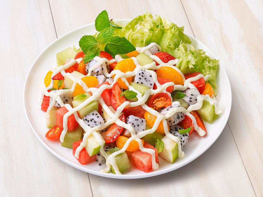 Cách làm salad hoa quả tươi ngon với sốt mayonnaise