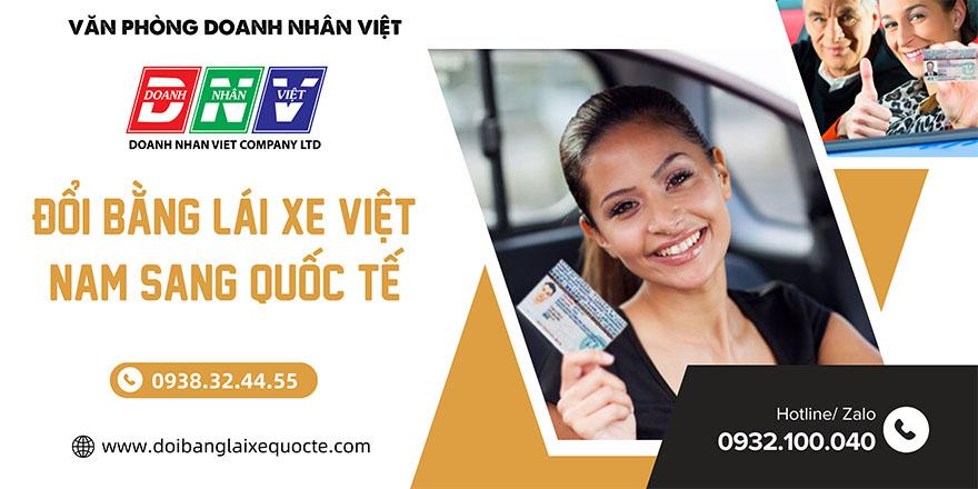 Đổi bằng lái xe Việt Nam sang Quốc Tế