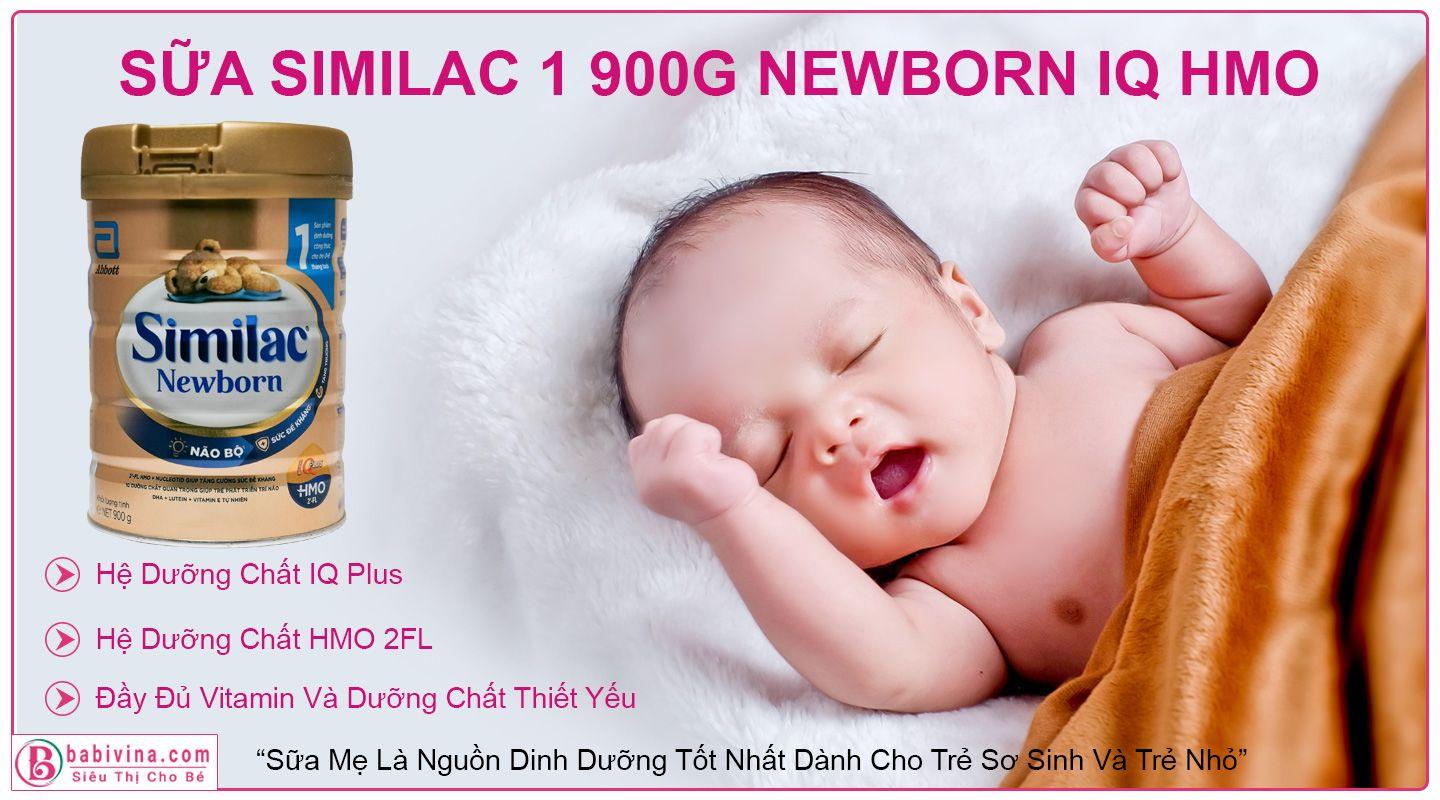 Sữa Similac Newborn 1 900g IQ HMO Chính Hãng Abbott, Giá Rẻ Nhất