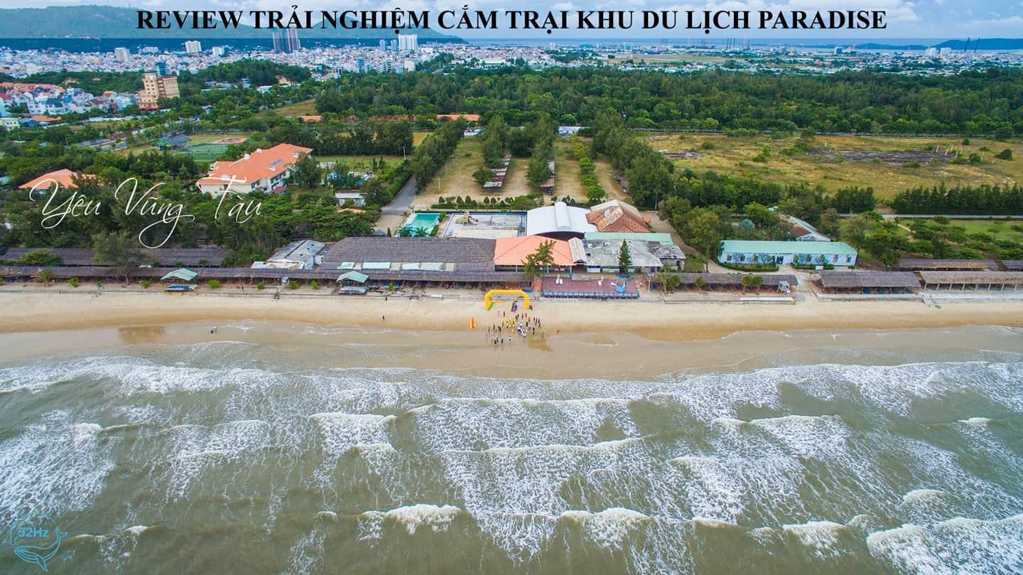 Toàn cảnh khu cắm trại khu du lịch Paradise Vũng Tàu