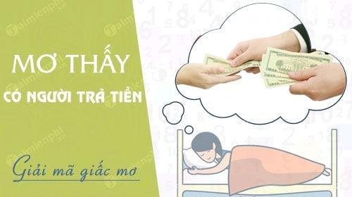 Nằm mơ thấy có người đưa tiền cho mình