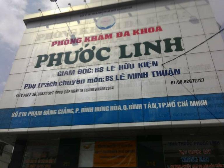 Phòng khám Đa khoa Phước Linh – Thông tin, hướng dẫn đăng ký khám bệnh