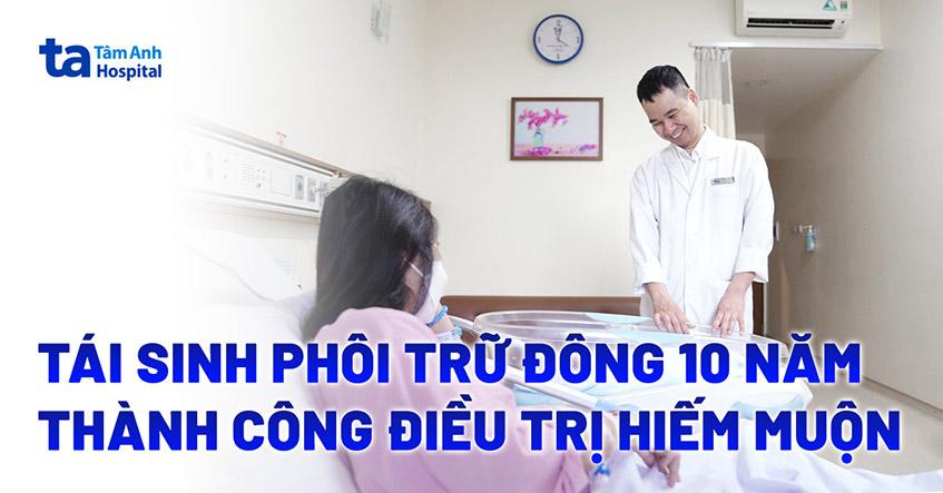 Tái sinh phôi đông lạnh 10 năm giúp người phụ nữ có con