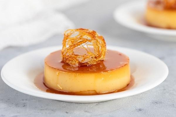 Cách làm bánh flan không cần hấp bằng gelatin