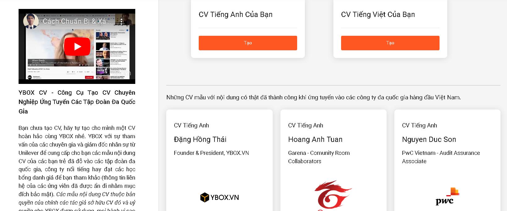 Top 4 Trang Web Sửa CV Cực Xịn Cho Sinh Viên - YBOX