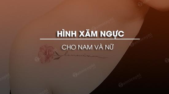 Những hình xăm ngực đẹp và chất nhất.