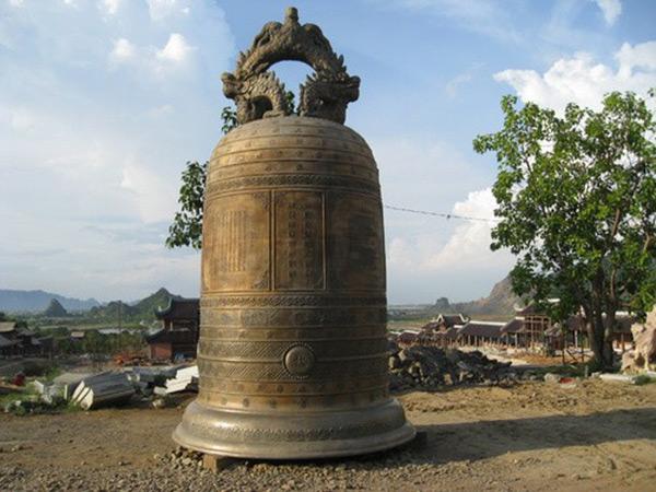 Chuông chùa Bái Đính quả chuông lớn nhất Việt Nam