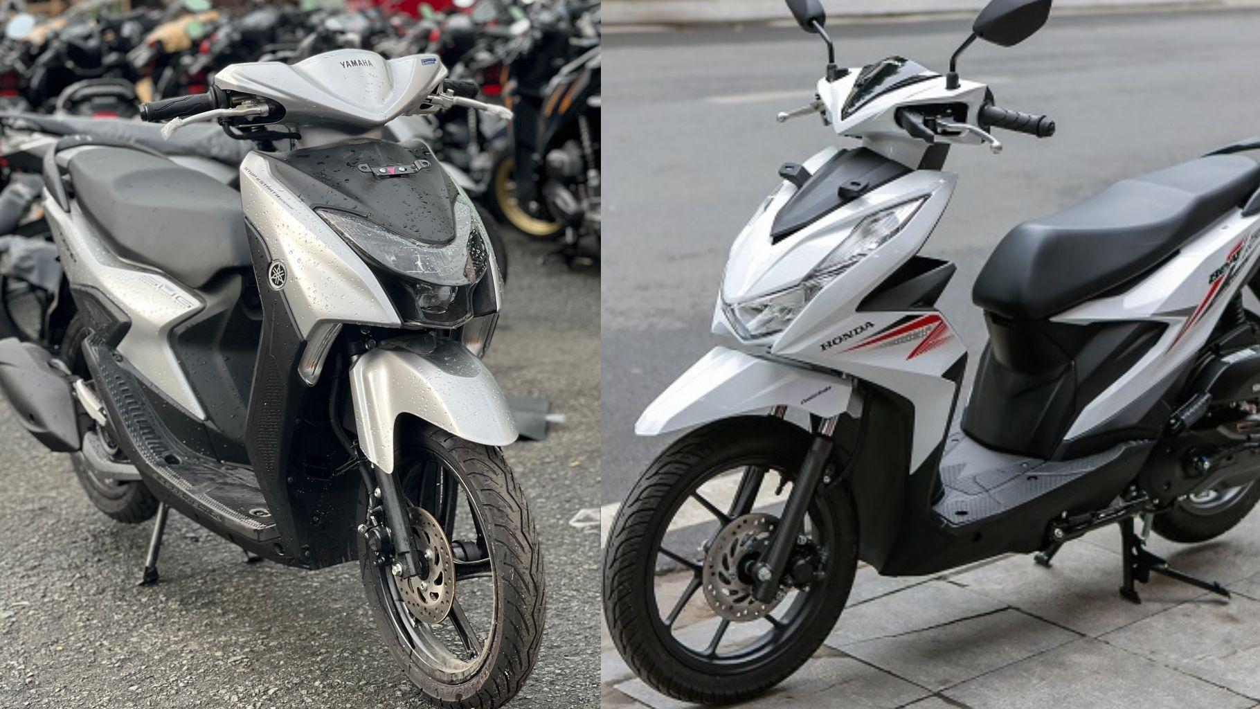 Xe tay ga nhập khẩu dưới 40 triệu: Chọn Yamaha Gear 125 hay Honda BeAT?