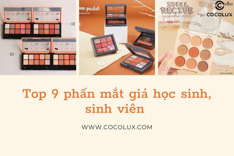 Top 9 phấn mắt giá học sinh dưới 150k