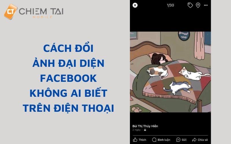 Cách đăng ảnh đại diện chỉ mình tôi trên điện thoại