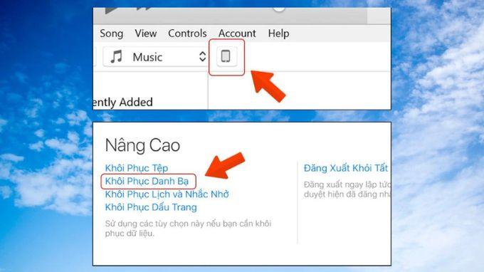 Sử dụng iCloud