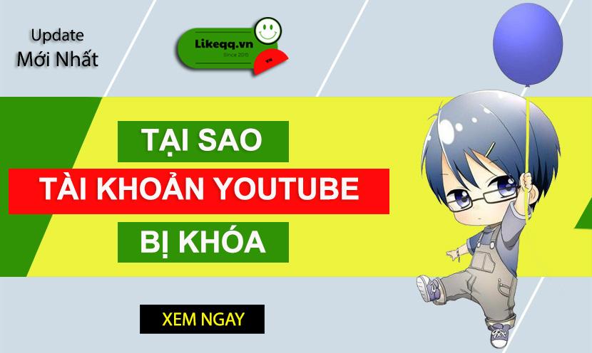 tài khoản youtube bị khóa