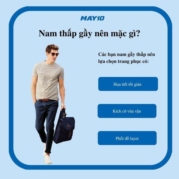 Mẹo Hay: 10 + cách phối đồ cho nam gầy thấp cực hack dáng