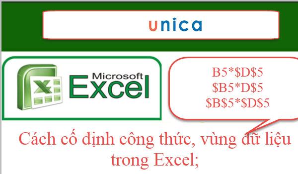 Cố định hàm trong excel giúp đảm bảo tính chính xác cho trang tính khi sao chép công thức