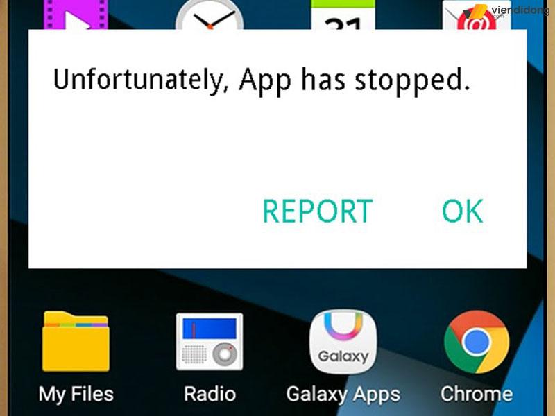 điện thoại hay bị thoát ứng dụng nguyên nhân