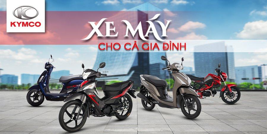 Các mẫu xe máy Kymco luôn được lòng người dùng