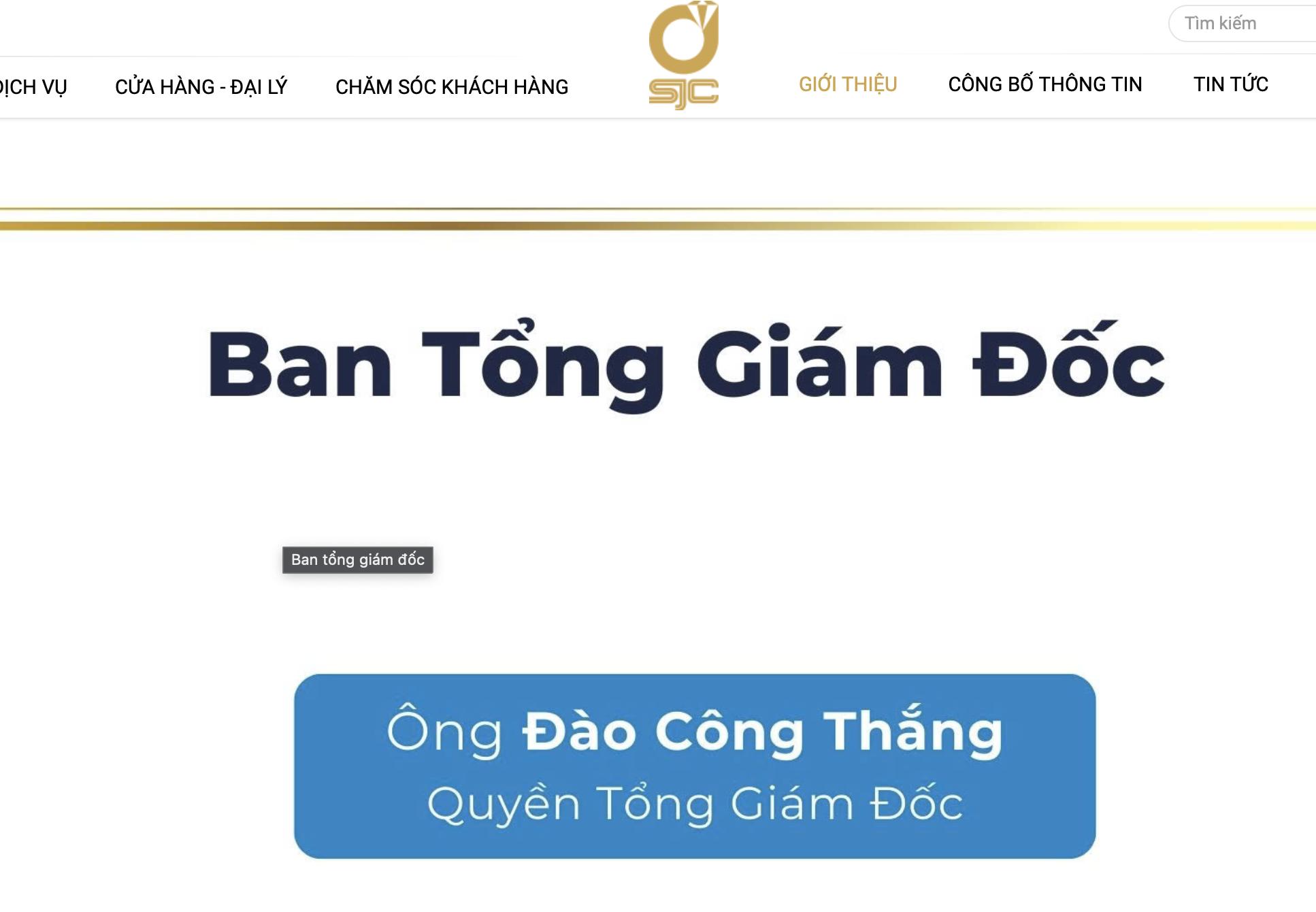 SJC có quyền tổng giám đốc mới sau tin 6 nhân sự tại đơn vị bị khởi tố - 1