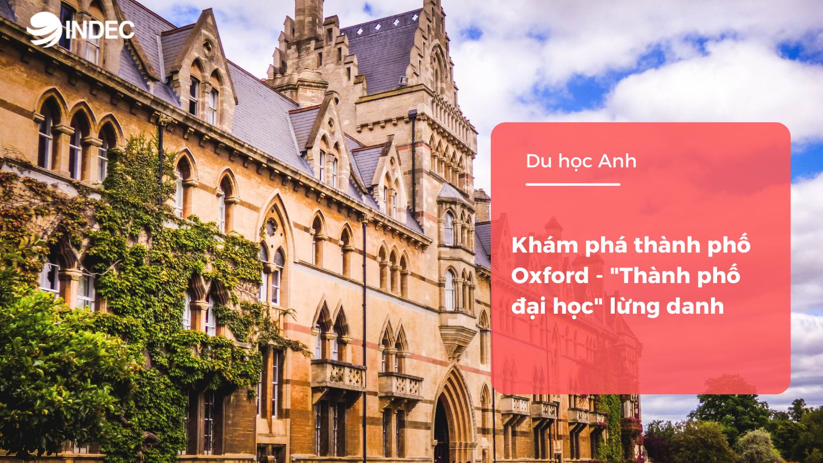 khám phá thành phố oxford