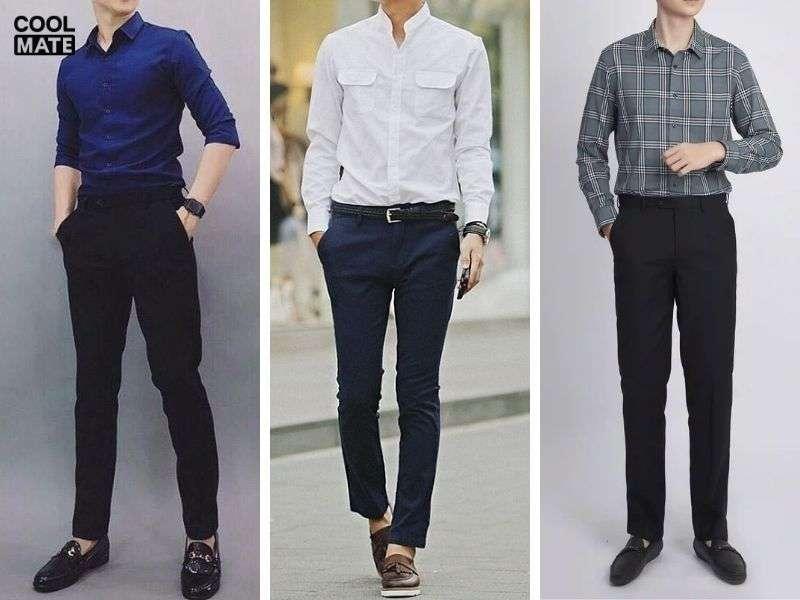 Chàng nên ưu tiên những chiếc sơ mi basic nếu chưa biết chọn loại trang phục nào