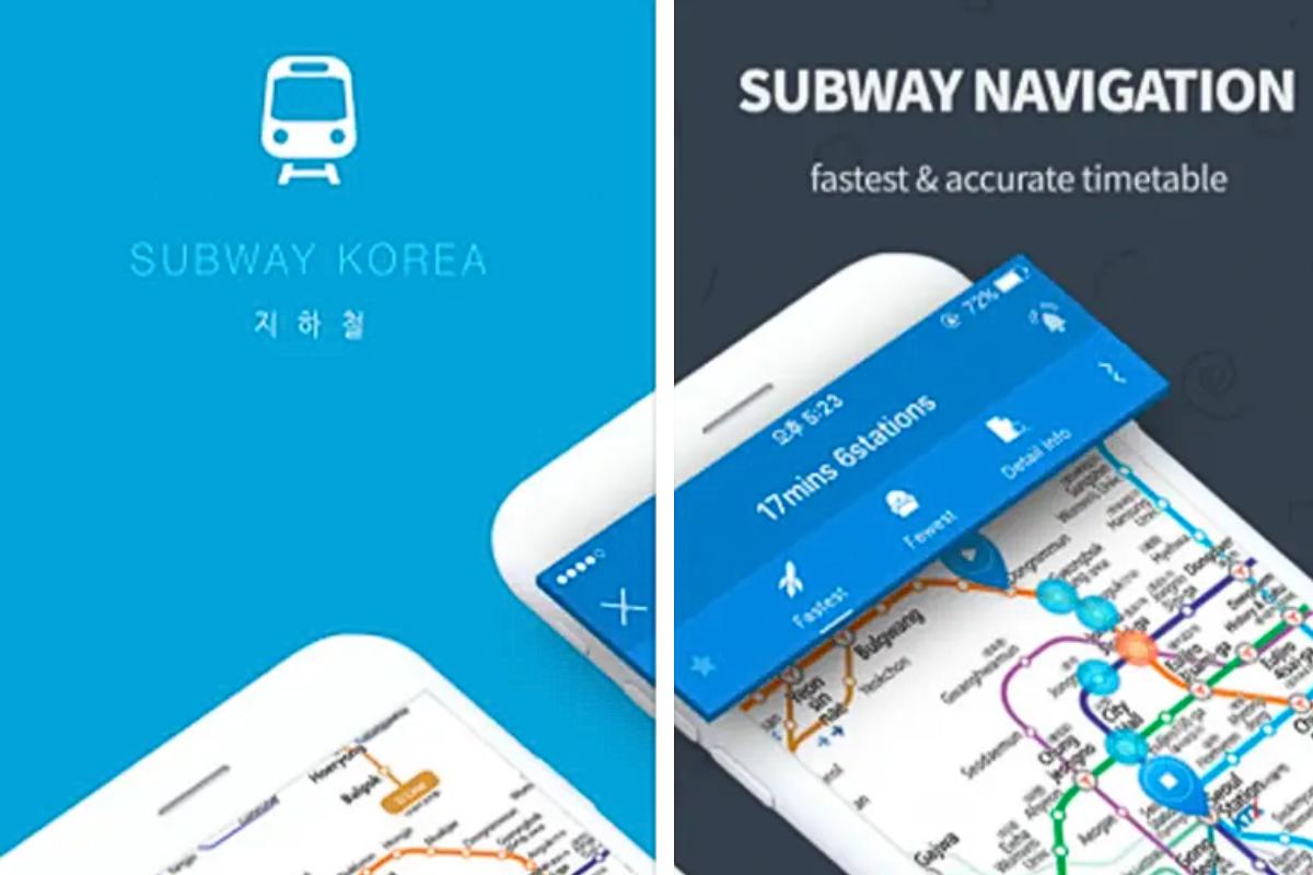 Subway Korea - ứng dụng trên điện thoại nhất định phải có khi đến Hàn