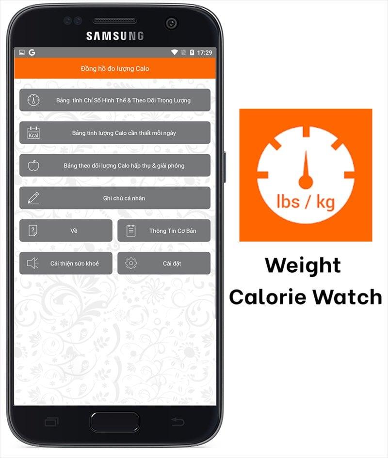 app tính calo