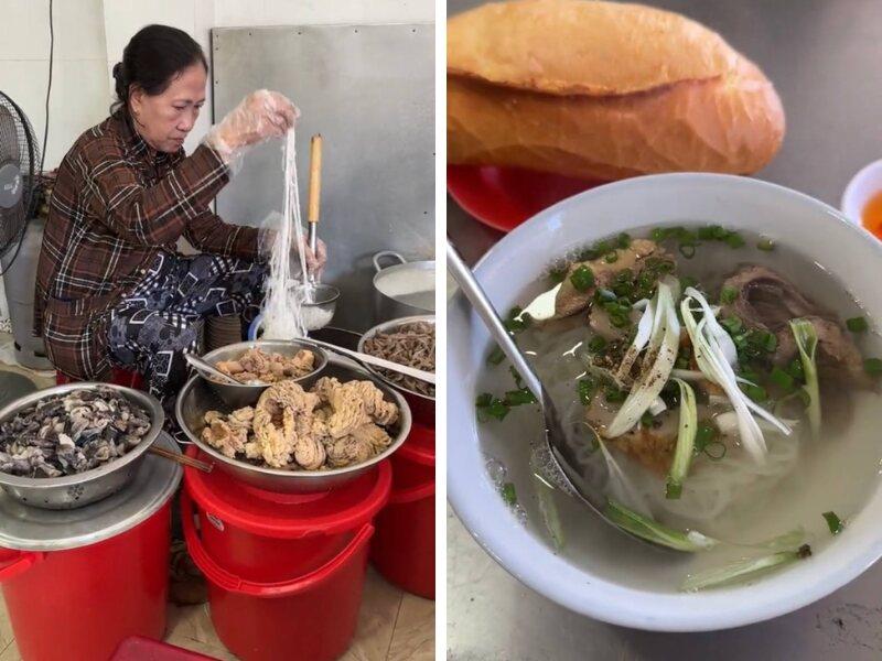 Bánh canh lòng cá - trứng cá Nha Trang cô Lan