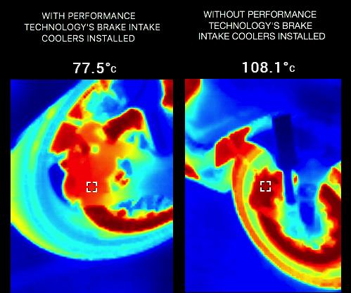 Ducati Brembo Race Brake Caliper Intake Coolers