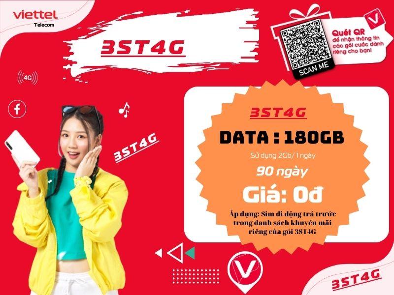 Đăng ký gói 3ST4G Viettel