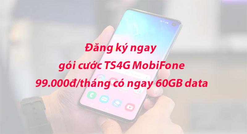 Đăng ký ngay gói cước TS4G có ngay 60GB chỉ với 99k/tháng