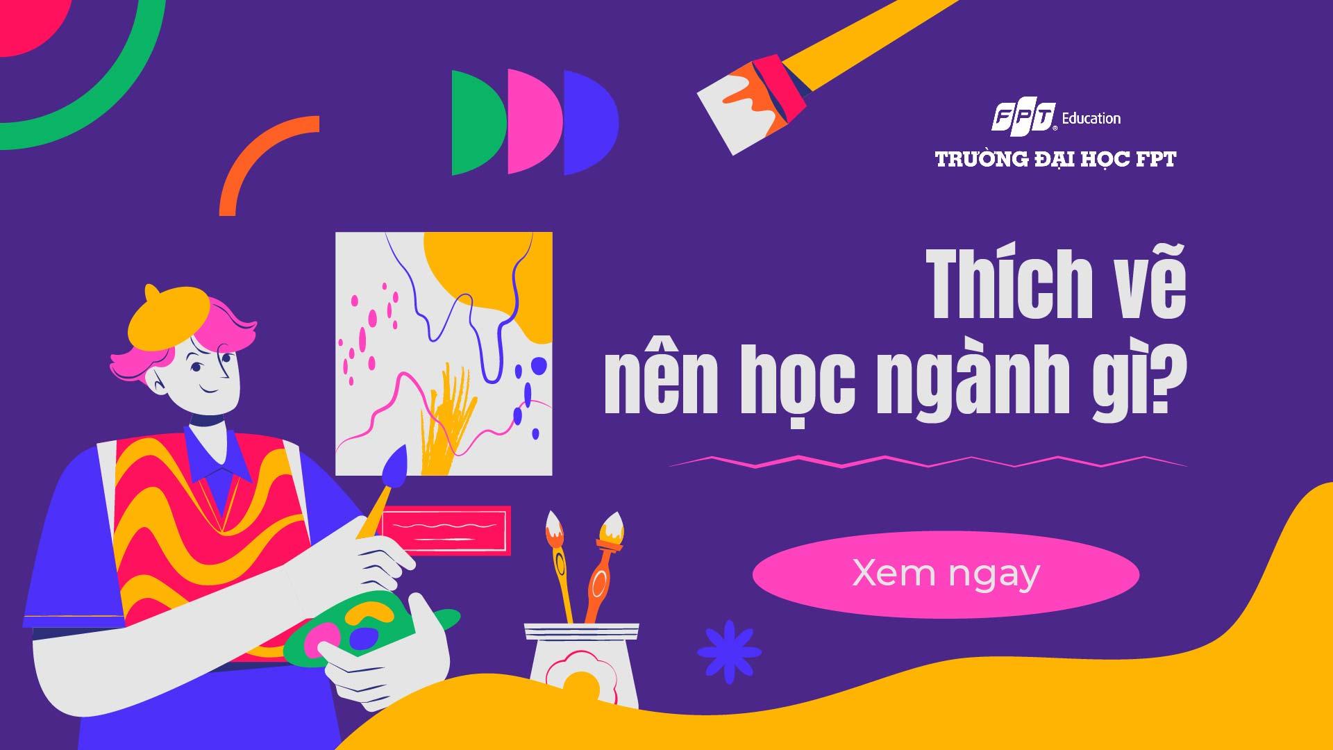 Thích vẽ nên học ngành gì