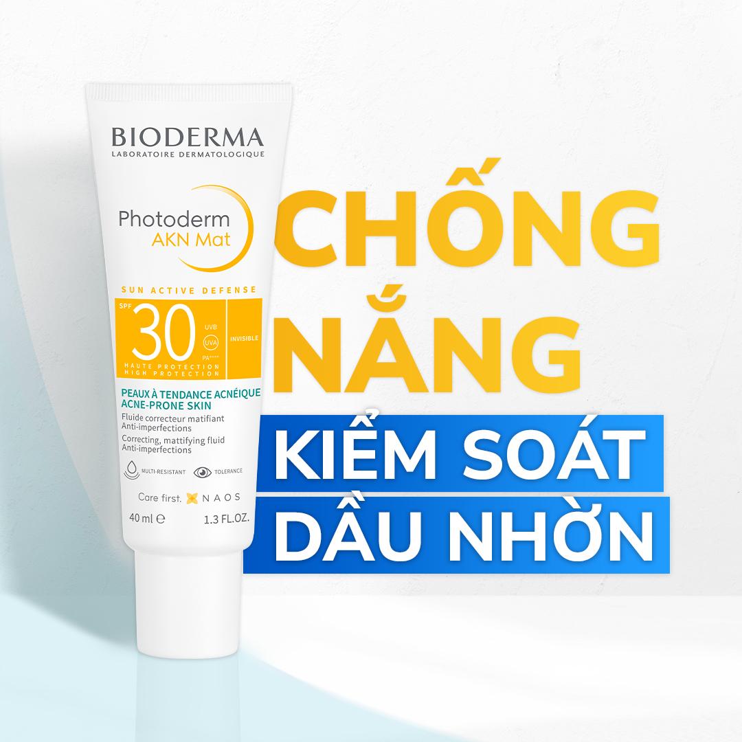 Kem chống nắng cho da hỗn hợp thiên dầu Photoderm AKN Mat SPF 30