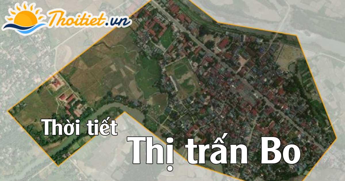 Thị trấn Bo hôm nay có nhiều mây