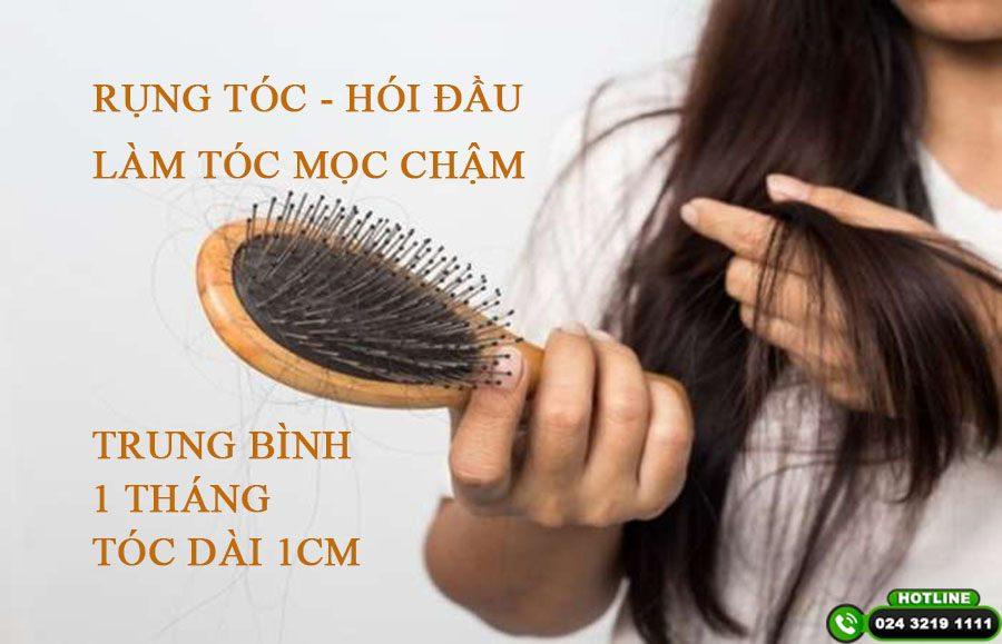 trung bình 1 tháng tóc dài bao nhiêu cm